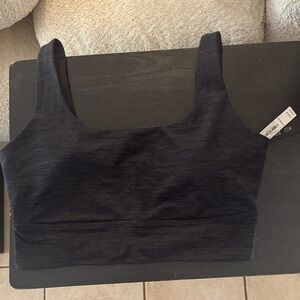 Victoria's Secret Black Seamless Crop Bra